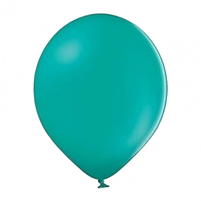 BALLON DE BAUDRUCHE PERSONNALISE ø27 CM 'LUFT QUADRI' - turquoise