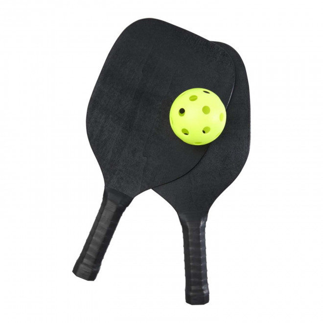 SET DE BEACH TENNIS PUBLICITAIRE 'TENNIBEACH' - noir