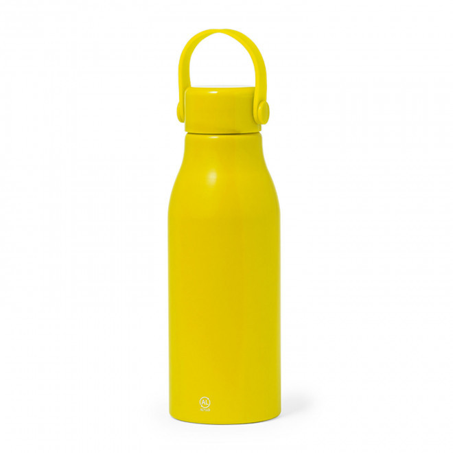 BOUTEILLE PERSONNALISEE EN ALU RECYCLE 700 ML 'LOS' - jaune