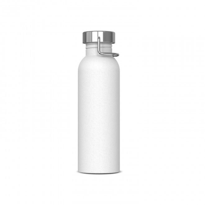 GOURDE EN ACIER 750ML PERSONNALISABLE 'CHEDDY COLOR' - blanc