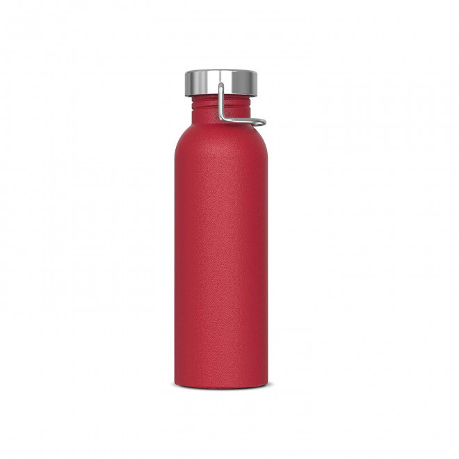 GOURDE EN ACIER 750ML PERSONNALISABLE 'CHEDDY COLOR' - rouge fonce