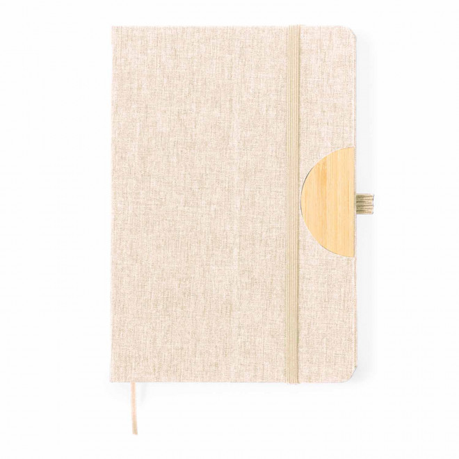 CARNET PERSONNALISABLE 'TELFONI RPET' - naturel