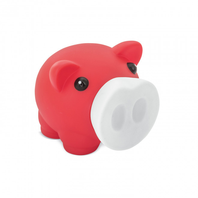 TIRELIRE PERSONNALISEE 'GROWY BICOLORE' - rose/blanc