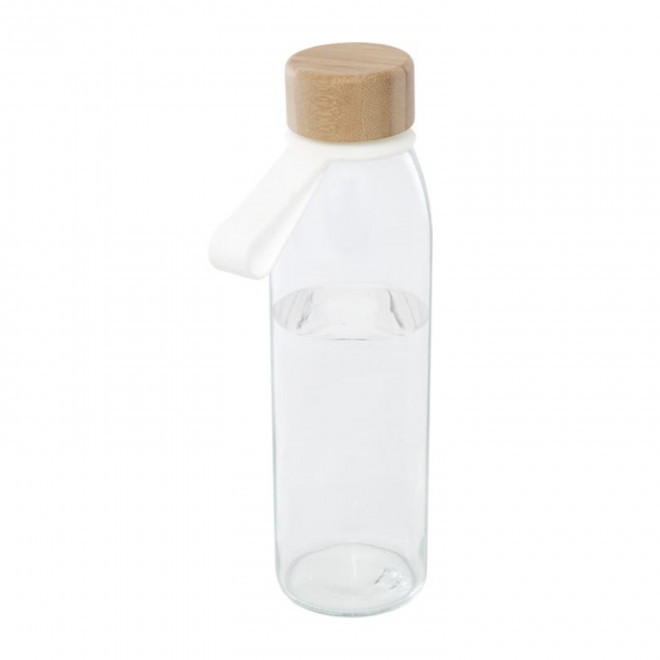 BOUTEILLE EN VERRE 500ML PERSONNALISABLE 'LODO DRAGONNE' - translucide
