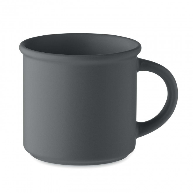 MUG CÉRAMIQUE PERSONNALISE MATE DESIGN VINTAGE 'RONSIO' - gris