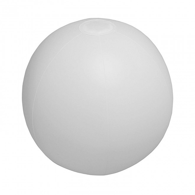 BALLON DE PLAGE PERSONNALISE 'PLAYA UNI' - blanc