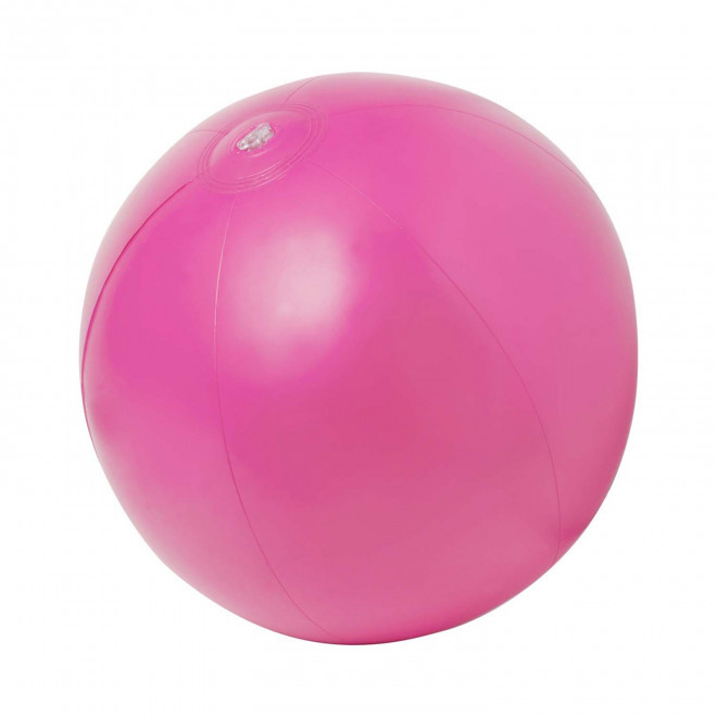 BALLON DE PLAGE PERSONNALISE 'PLAYA UNI' - rose