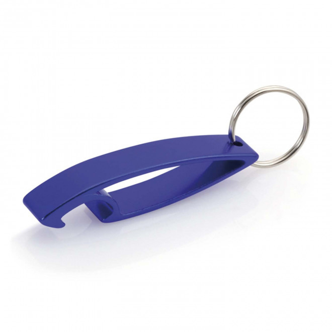 PORTE CLE DECAPSULEUR PERSONNALISABLE 'OFFNY' - bleu