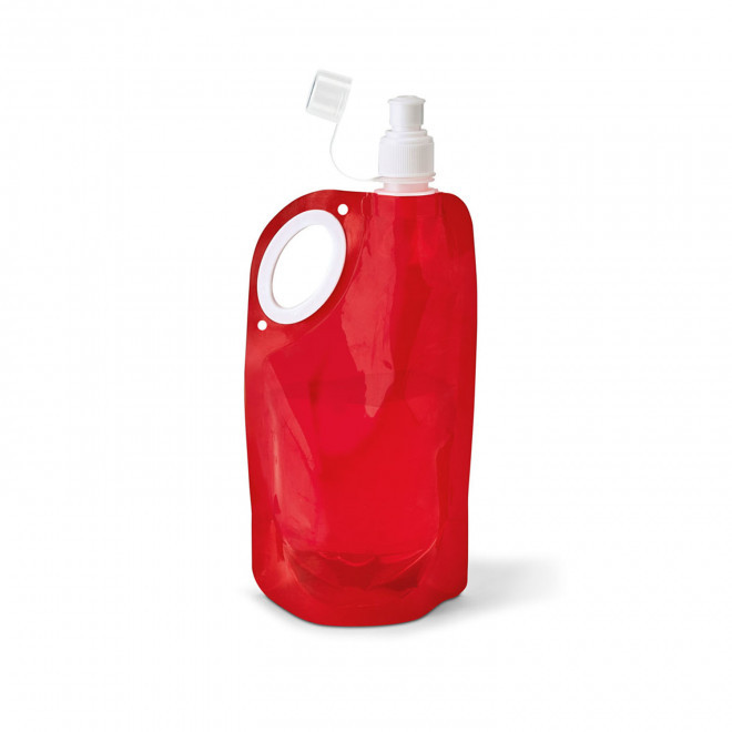 GOURDE DE SPORT PLIABLE 750ML PERSONNALISABLE 'FITTO' - rouge