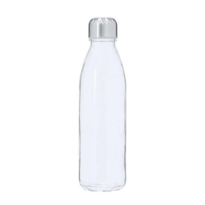 BOUTEILLE EN VERRE RECYCLE 650ML PERSONNALISABLE 'MANYL' - transparent