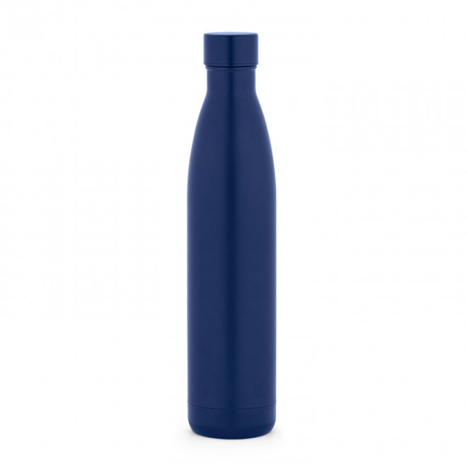 BOUTEILLE ISOTHERME 1L PERSONNALISEE 'ALMIA RECYCLEE' - bleu