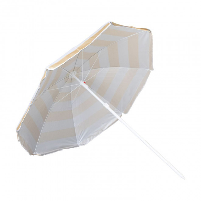PARASOL DE PLAGE PERSONNALISE 'PARISO BICOLORE' - beige