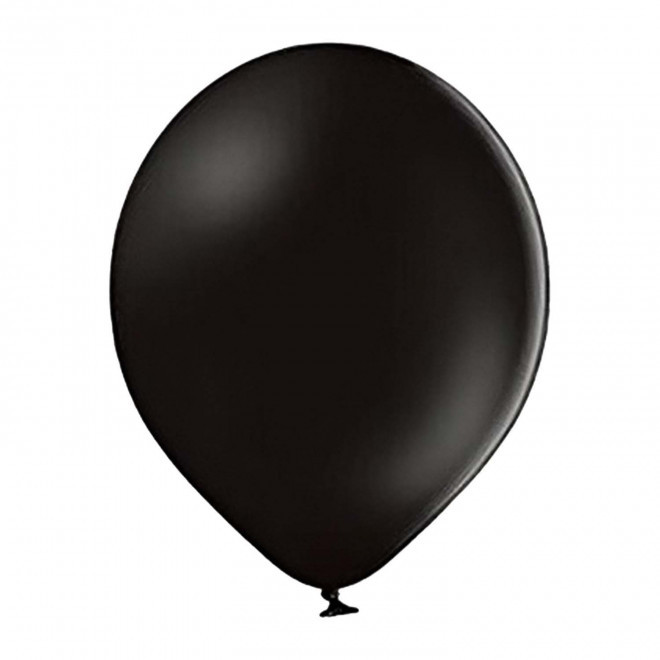 BALLON DE BAUDRUCHE PERSONNALISE ø30 CM 'LUFT QUADRI' - noir