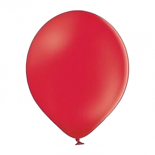 BALLON DE BAUDRUCHE PERSONNALISE ø30 CM 'LUFT QUADRI' - rouge