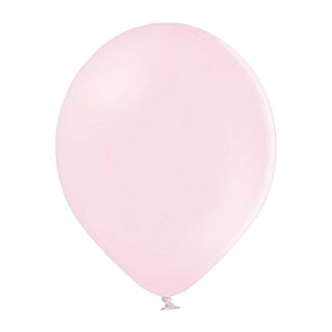 BALLON DE BAUDRUCHE PERSONNALISE ø30 CM 'LUFT QUADRI' - rose pâle