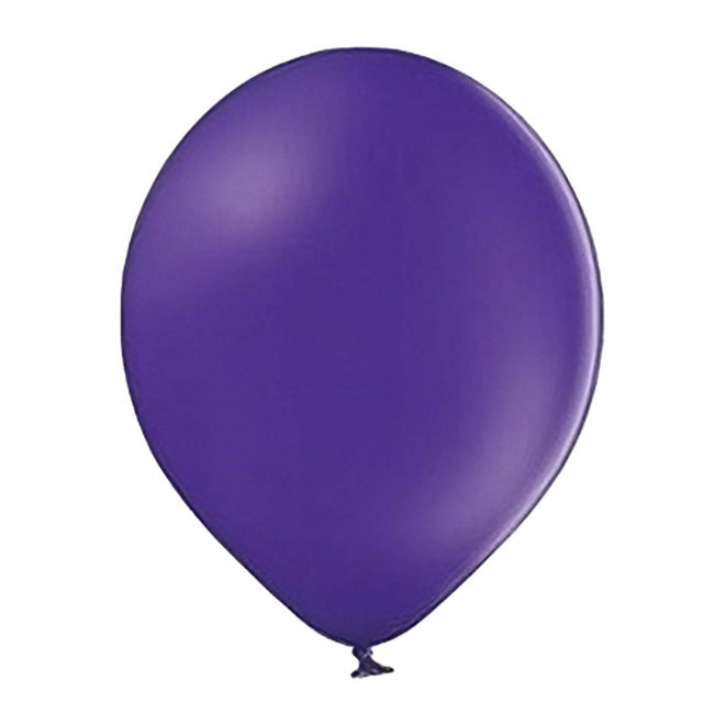 BALLON DE BAUDRUCHE PERSONNALISE ø30 CM 'LUFT QUADRI' - violet foncé