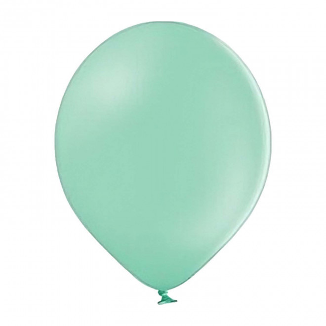 BALLON DE BAUDRUCHE PERSONNALISE ø30 CM 'LUFT QUADRI' - vert clair