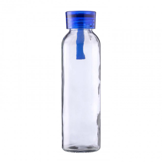 BOUTEILLE VERRE PERSONNALISABLE 'KILIMANDJARO' - bleu clair