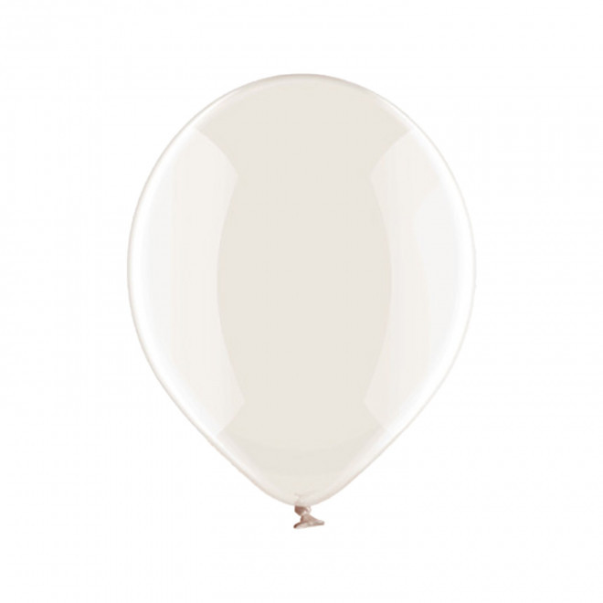 BALLON TRANSPARENT PERSONNALISE ø30 CM 'LUFT QUADRI' - blanc transparent
