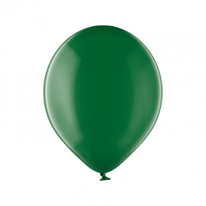 BALLON TRANSPARENT PERSONNALISE ø30 CM 'LUFT QUADRI' - vert transparent