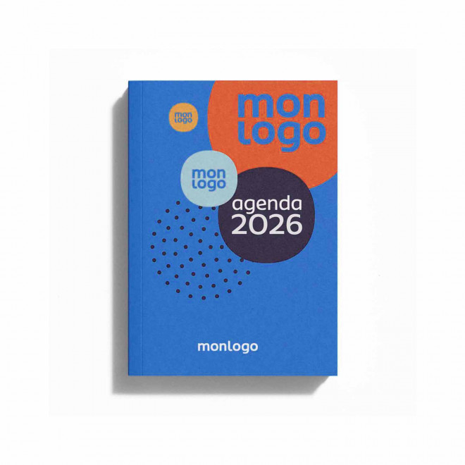 AGENDA JOURNALIER PERSONNALISABLE 'CANVO' - blanc