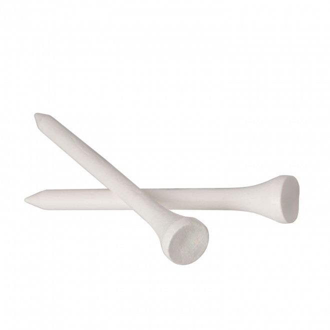 TEE GOLF BAMBOU PERSONNALISABLE 'WAYTEE' - blanc