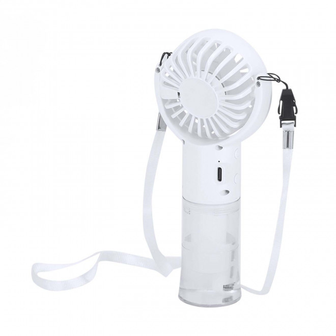 VENTILATEUR AVEC TOUR DE COU PERSONNALISABLE 'KATYOP' - blanc