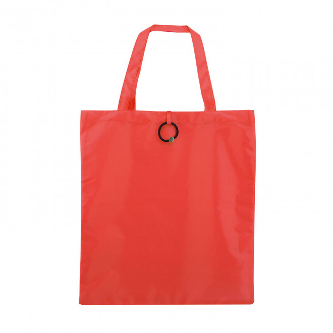 SAC PLIABLE AVEC ELASTIQUE PERSONNALISABLE 'PLIOU' - rouge