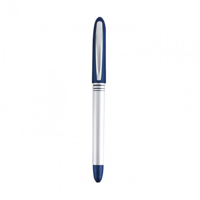 STYLO ROLLER PERSONNALISABLE MINE BLEUE 'OLDI' - bleu