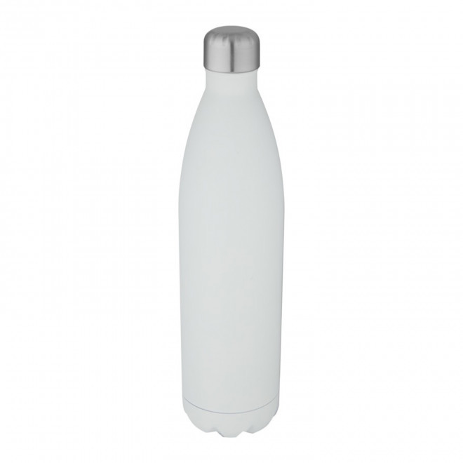 BOUTEILLE ISOTHERME 1L PERSONNALISABLE 'COVER' - blanc