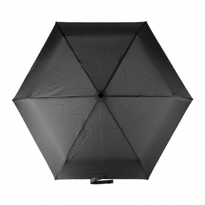 PARAPLUIE RPET AVEC CROCHET PERSONNALISABLE 'CARLOW' - noir