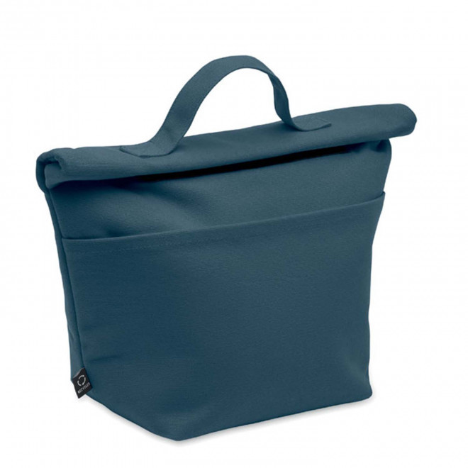 SAC ISOTHERME PERSONNALISABLE EN COTON RECYCLE 'KRYS COUL' - bleu 