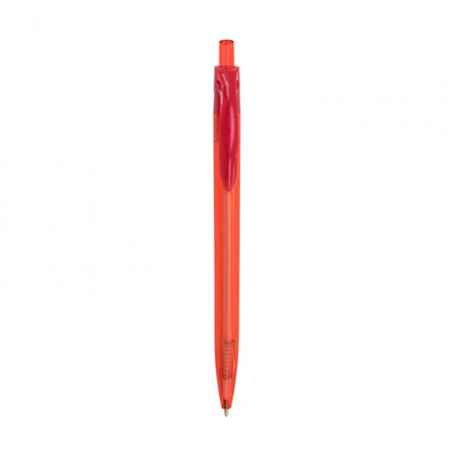 STYLO TRANSPARENT PERSONNALISE 'AYO' - rouge