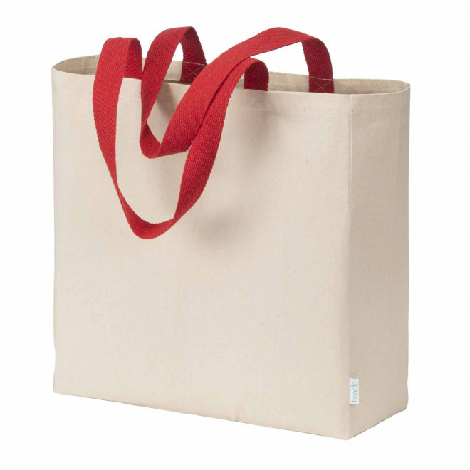 SAC COTON PERSONNALISABLE ANSES COUL 'AURIANA SOUFFLET' - rouge