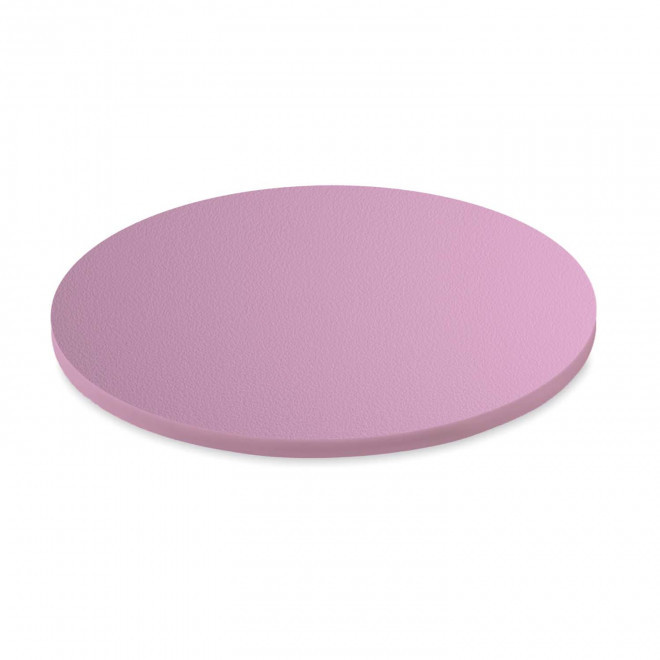 DESSOUS DE VERRE PERSONNALISABLE EN PVC 'QUANTE' - rose clair