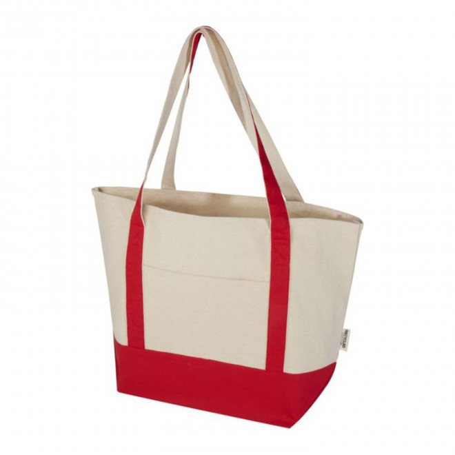 RAPIDE 4 J - CABAS COTON RECYCLE 'SUMMON' - rouge