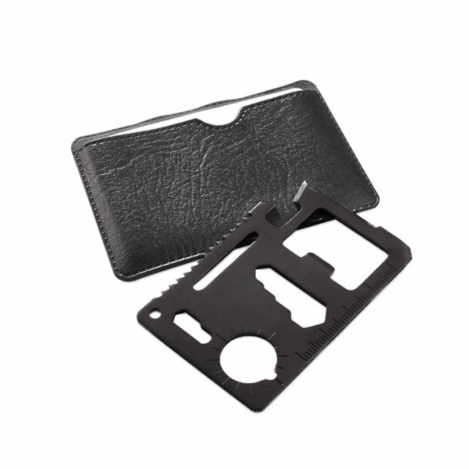 CARTE MULTI-FONCTIONS PERSONNALISEE 'FESTO' - noir