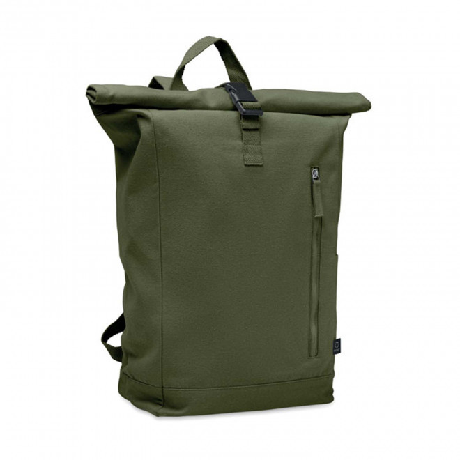 SAC A DOS ROLLTOP PERSONNALISE RECYCLE 'CLAIRE' - vert