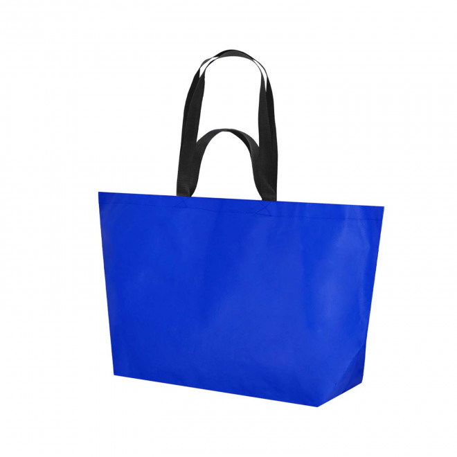 SAC NON TISSE DOUBLE ANSES PERSONNALISABLE 'MYXTO COUL XL' - bleu