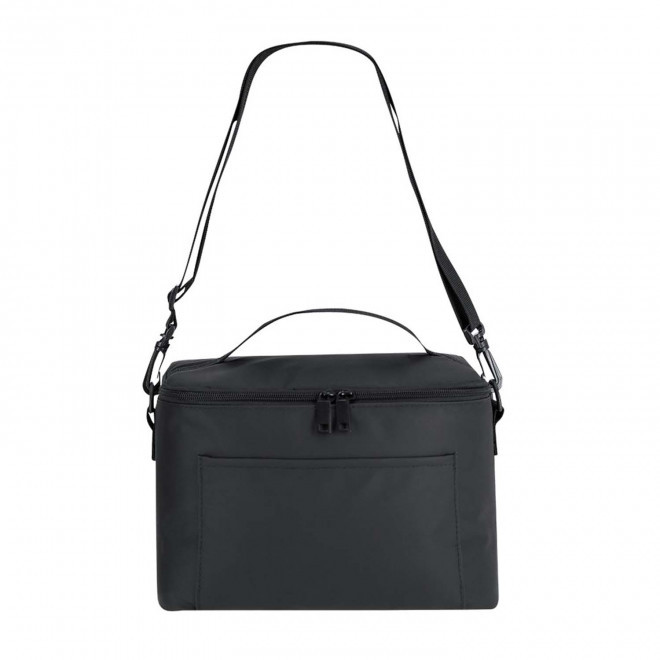 SAC ISOTHERME CANETTE PERSONNALISE EN PU 'FITU' - noir