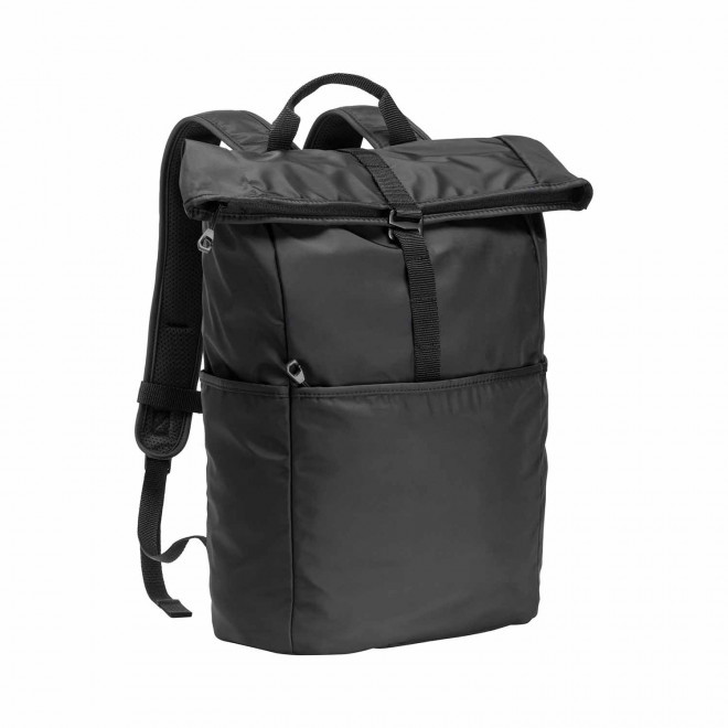 SAC A DOS PLIABLE ENROULABLE PERSONNALISE 'CITY TRIP' - noir