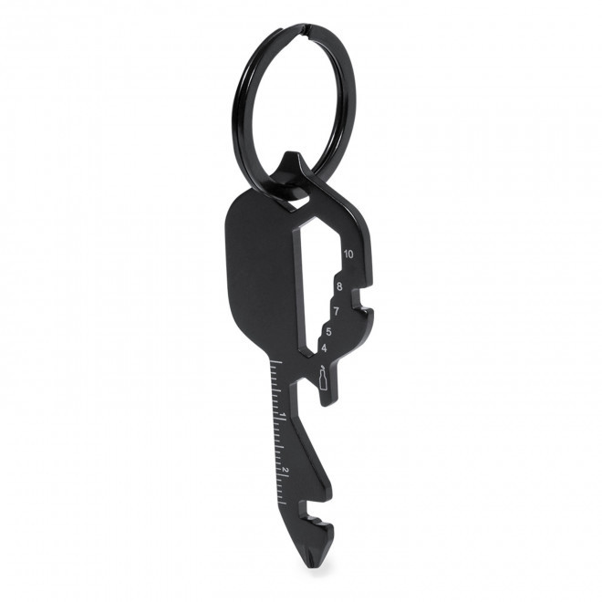 PORTE-CLES MULTIFONCTION PERSONNALISE 'MAKOR' - noir
