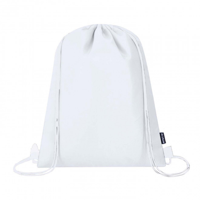 SAC ISOTHERME CORDELETTE PERSONNALISABLE 'HOPY RPET' - blanc
