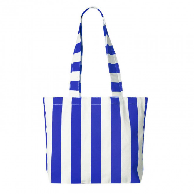SAC COTON RECYCLE RAYE PERSONNALISABLE 'SAO' - bleu