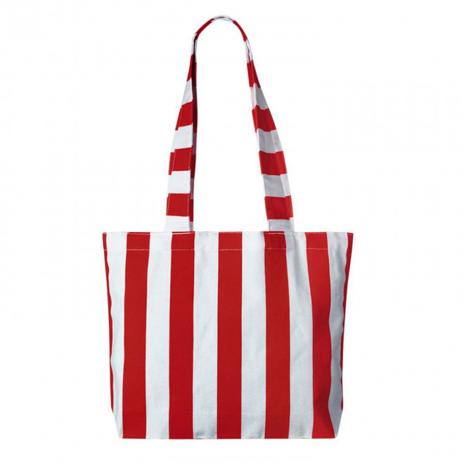 SAC COTON RECYCLE RAYE PERSONNALISABLE 'SAO' - rouge