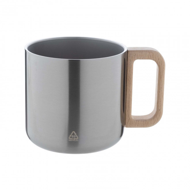 MUG ACIER PUBLICITAIRE 'JORNA' - argenté