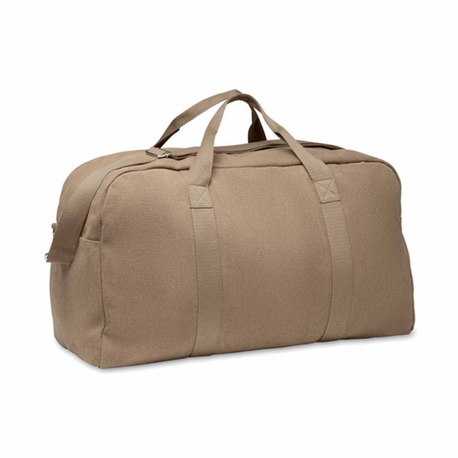 SAC DE VOYAGE RECYCLE PERSONNALISABLE 'ESCAB' - kaki