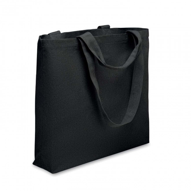 SAC DE PLAGE PERSONNALISE DOUBLE ANSES 'ANKORU' - noir