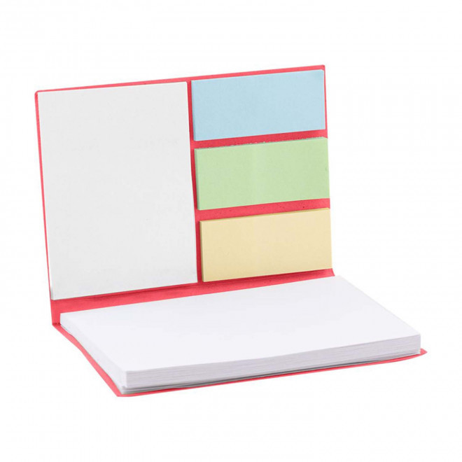 BLOC-MEMOS PERSONNALISE EN BIODECHETS 'BEFRUIT' - rouge