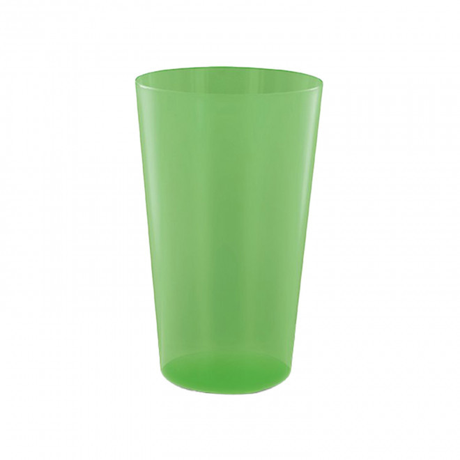 GOBELET MIF RÉUTILISABLE 39 CL PERSONNALISABLE 'CUPY' - vert transparent